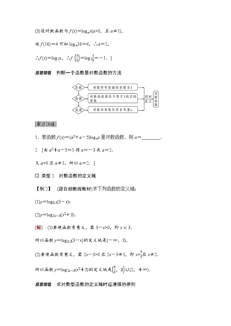 人教A版高中数学必修第一册第4章4-4-1对数函数的概念课时学案03