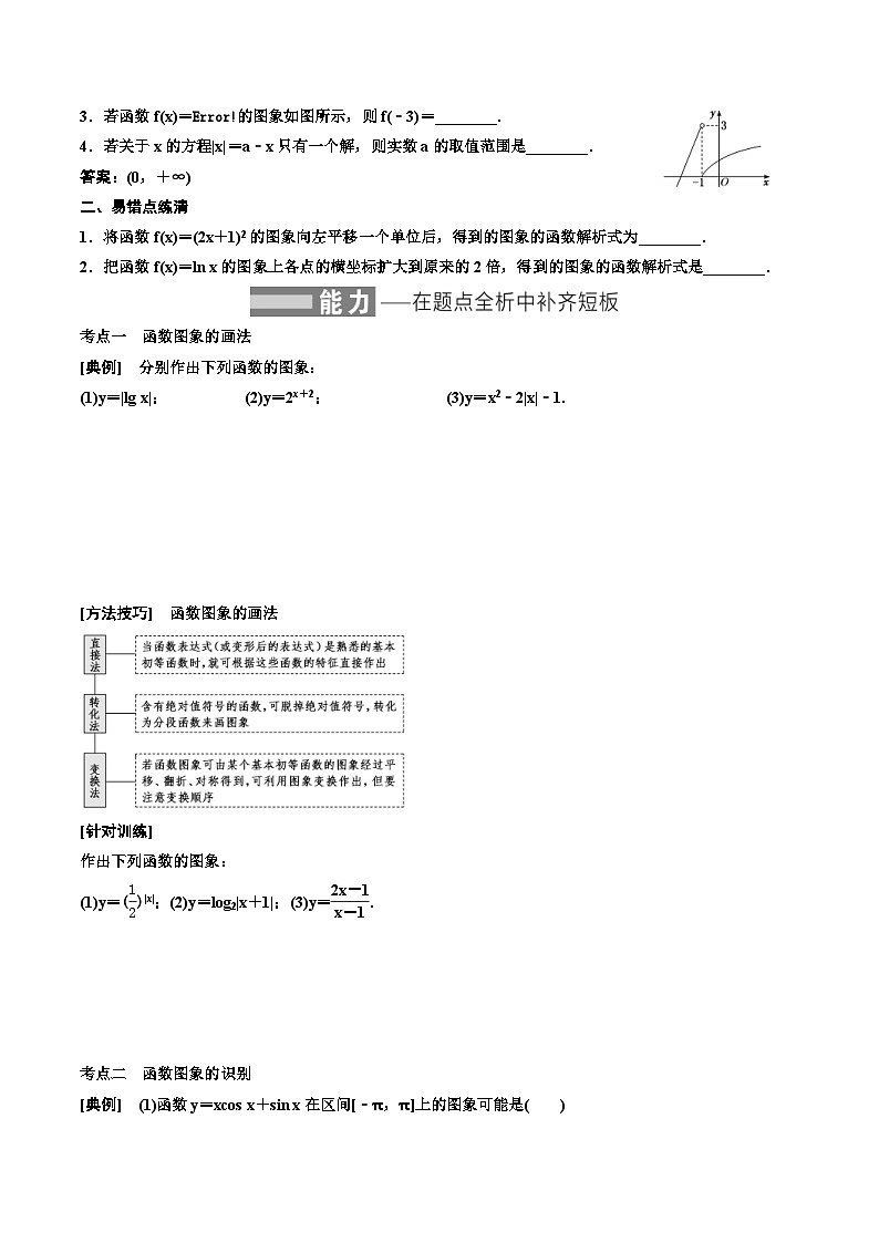 (适用辅导班)2023-2024年高二数学寒假讲义（基础班）2.6《函数的图象及其应用》( 原卷版)第2页