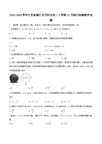 2023-2024学年江苏省镇江市丹阳市高二上学期11月期中检测数学试题（含解析）
