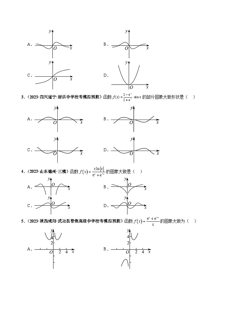 专题15 函数的图象小题综合（原卷版）第3页