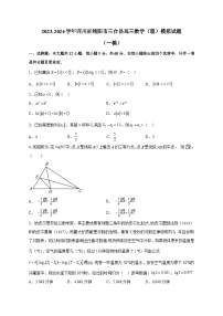 2023-2024学年四川省绵阳市三台县高三数学（理）模拟试题（一模）含解析