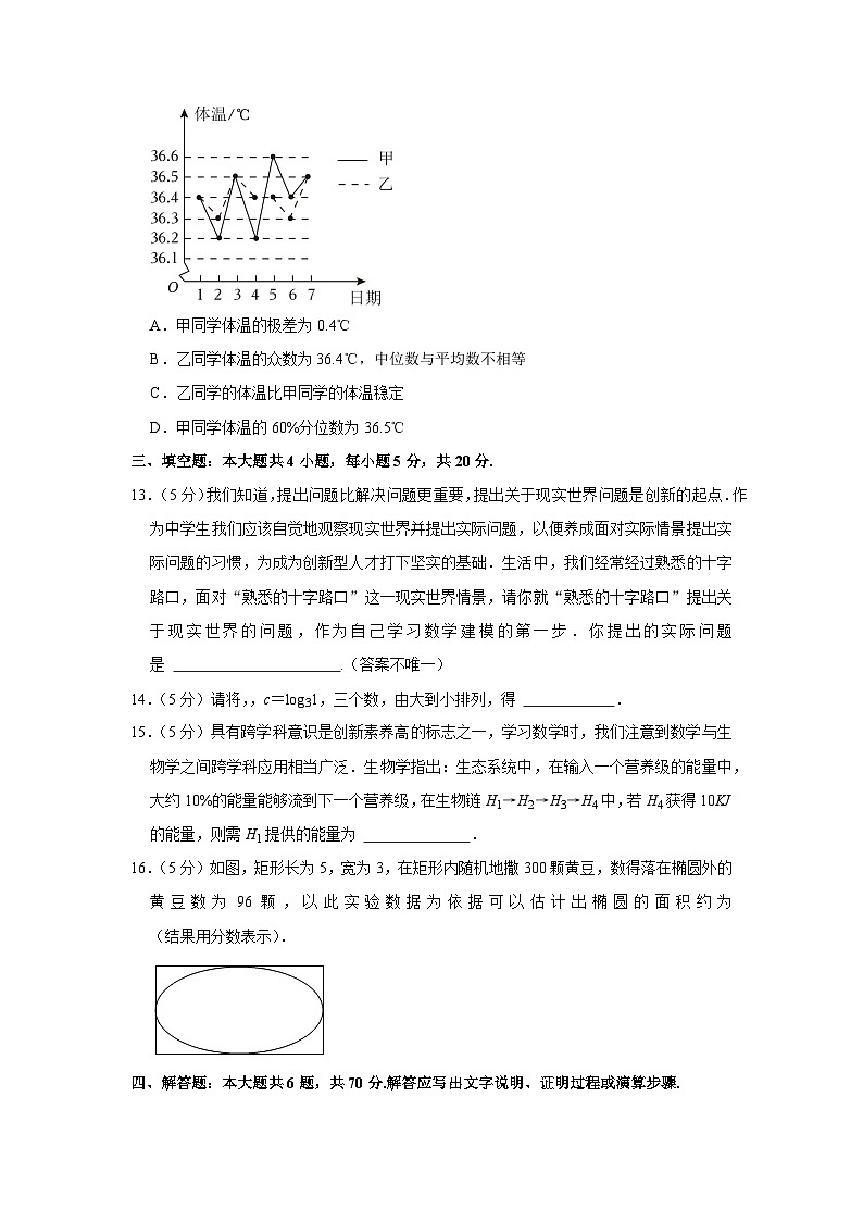 2022-2023学年广西钦州市高一（上）期末数学试卷03