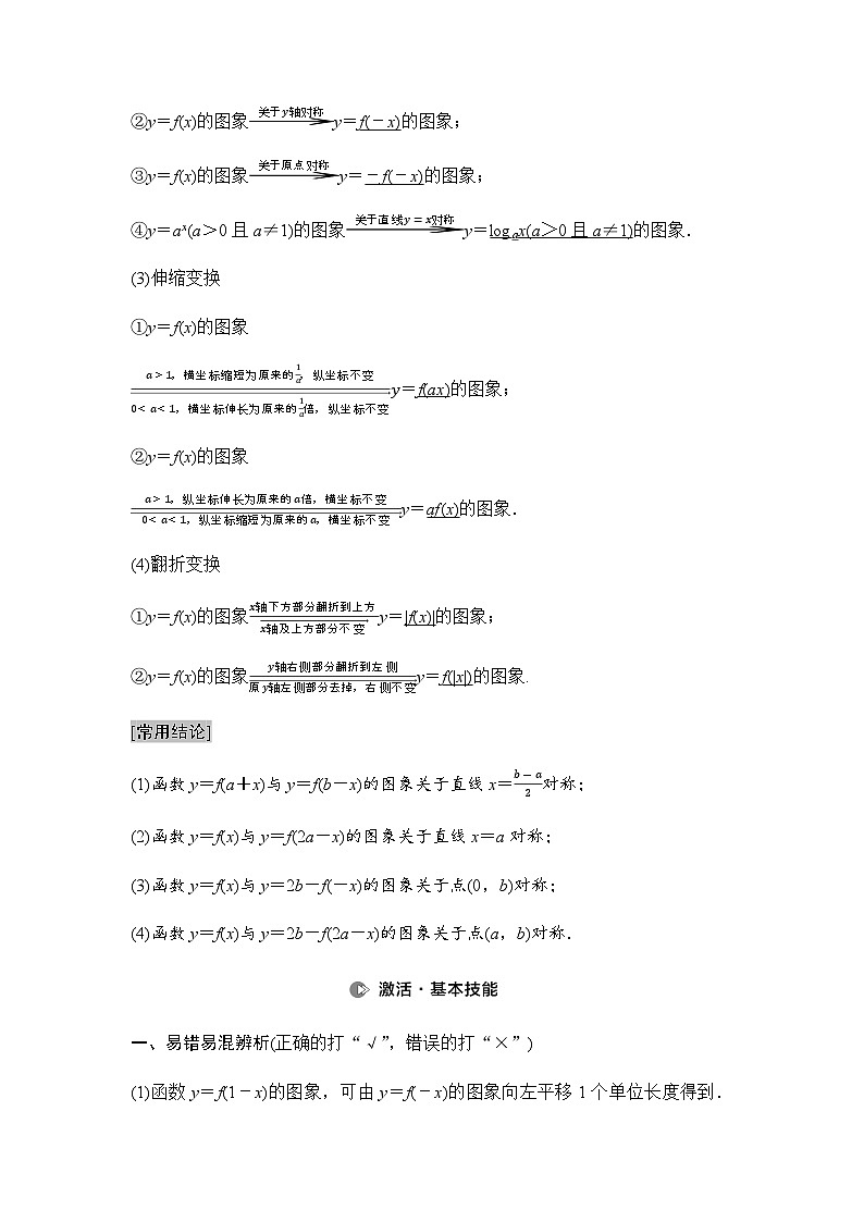 高考数学一轮复习第2章第8课时函数的图象学案第2页