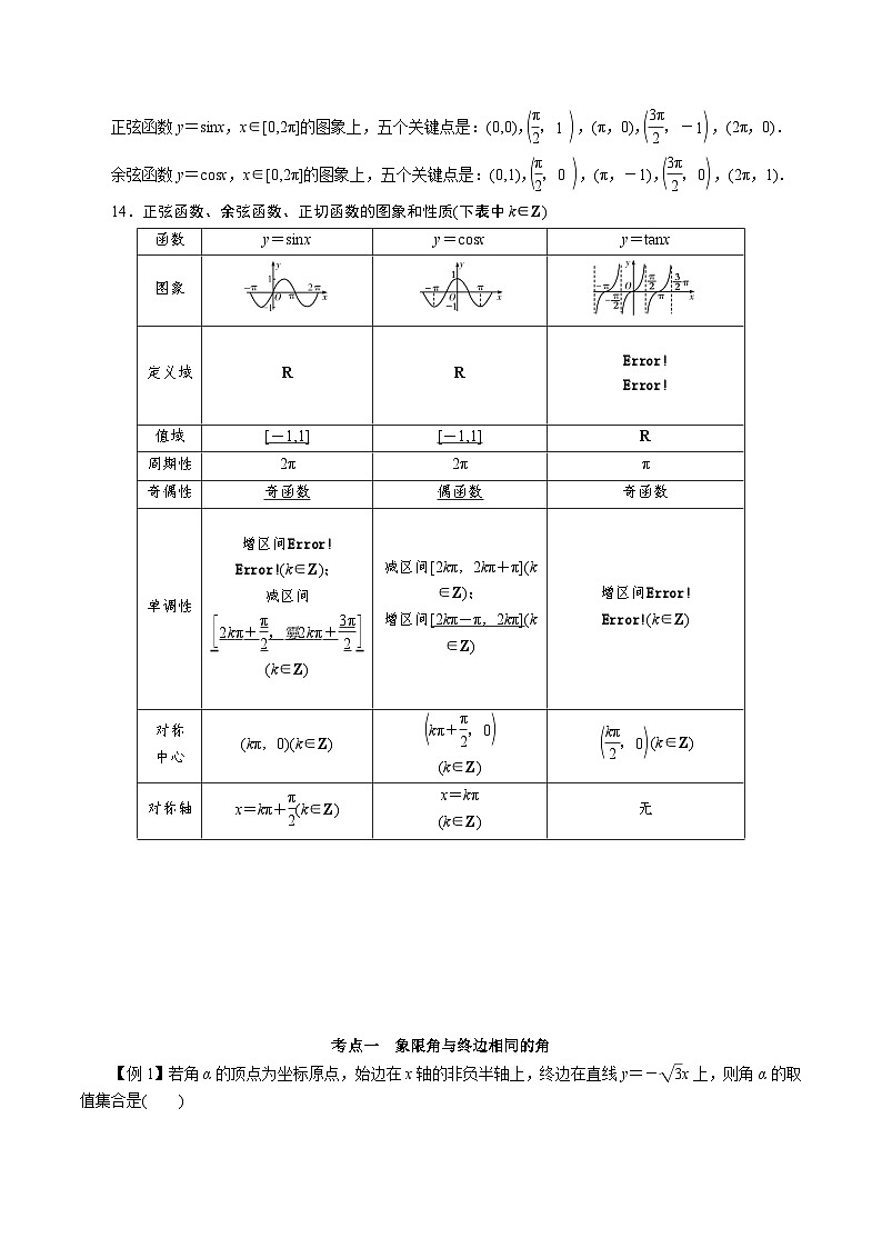 【学考复习】2024年高中数学学业水平考试（江苏专用）05第五章 三角函数-讲义03