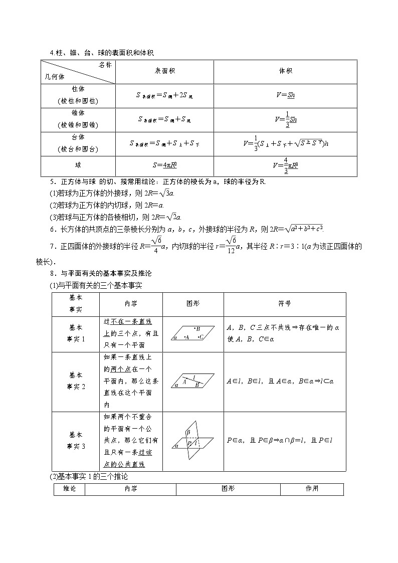 【学考复习】2024年高中数学学业水平考试（江苏专用）07第七章 立体几何初步-讲义02