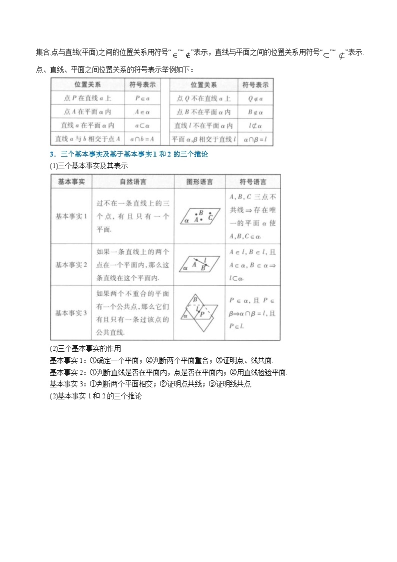 人教A版高中数学(必修第二册)同步培优讲义专题8.7 空间点、直线、平面之间的位置关系（重难点题型精讲）（2份打包，原卷版+教师版）02