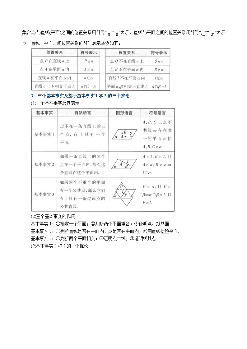 人教A版高中数学(必修第二册)同步培优讲义专题8.7 空间点、直线、平面之间的位置关系（重难点题型精讲）（2份打包，原卷版+教师版）02