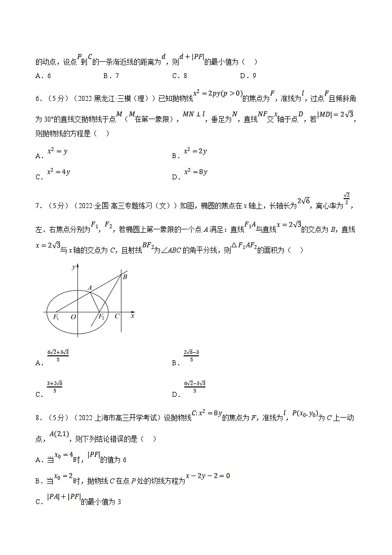 人教A版高中数学(选择性必修一)同步培优讲义专题3.17 圆锥曲线的方程全章综合测试卷（基础篇）（2份打包，原卷版+教师版）02