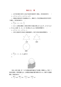 统考版2024届高考数学二轮专项分层特训卷四热点问题专练热点九球文（附解析）