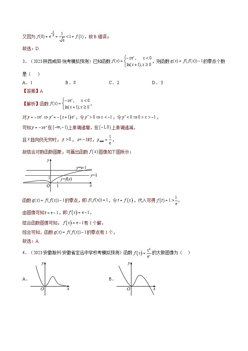 第06讲 函数的图象（练习）-备战2024年高考数学重难点题型突破（新高考新教材通用）02