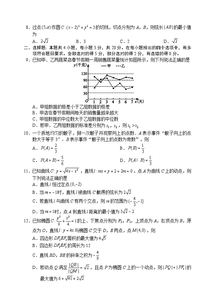 2024成都蓉城名校联盟高二上学期期末联考试题数学含答案02