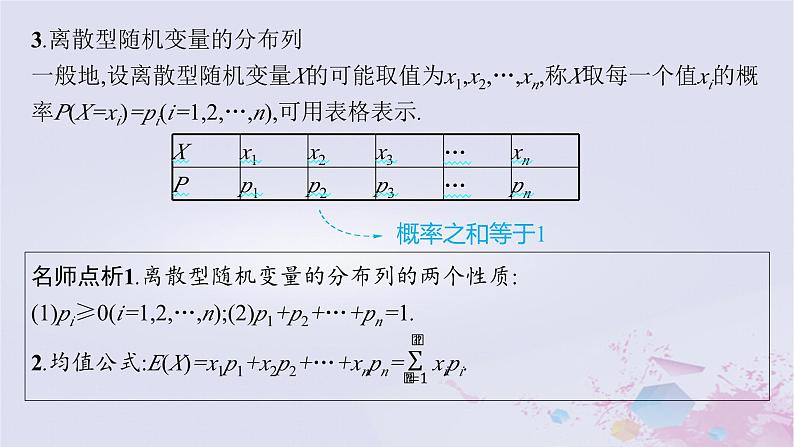 适用于新高考新教材广西专版2024届高考数学二轮总复习专题5统计与概率第2讲概率随机变量及其分布课件07