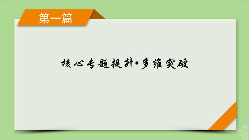 新教材适用2024版高考数学二轮总复习第1篇核心专题提升多维突破专题3函数与导数第1讲函数的图象与性质课件第1页
