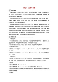 2024届高考数学二轮专题复习与测试第一部分专题六函数与导数02命题分析03知识方法