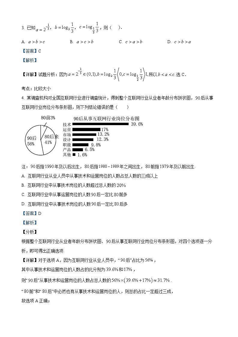 2024届四川省成都市成华区某校高三上学期一模数学（理）试题（解析版）02