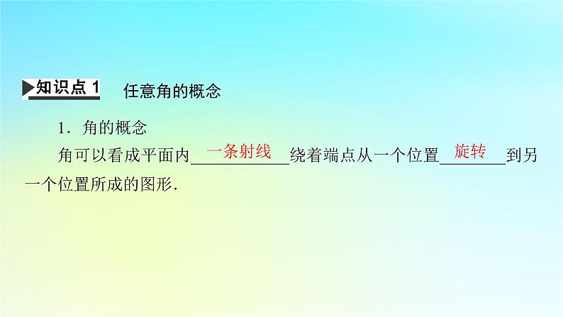 新教材2024版高中数学第五章三角函数5.1任意角和蝗制5.1.1任意角课件新人教A版必修第一册第4页