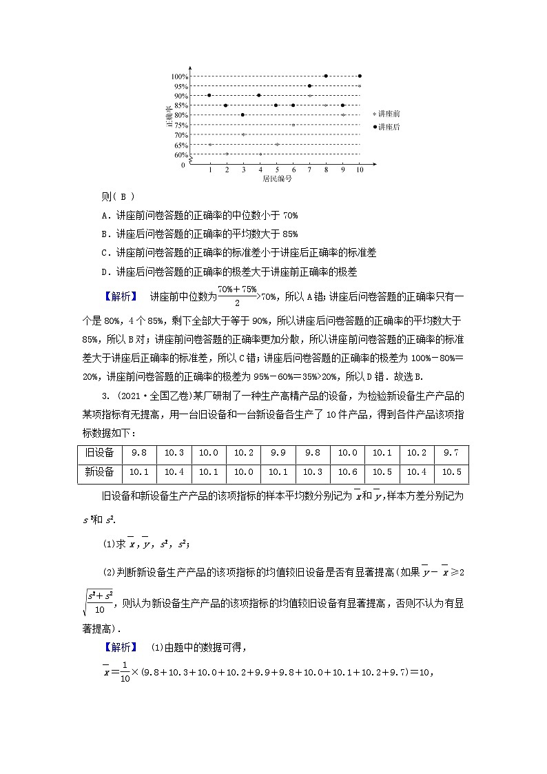 新教材适用2024版高考数学二轮总复习第1篇专题6概率与统计第3讲统计与成对数据的分析核心考点1抽样方法教师用书第2页