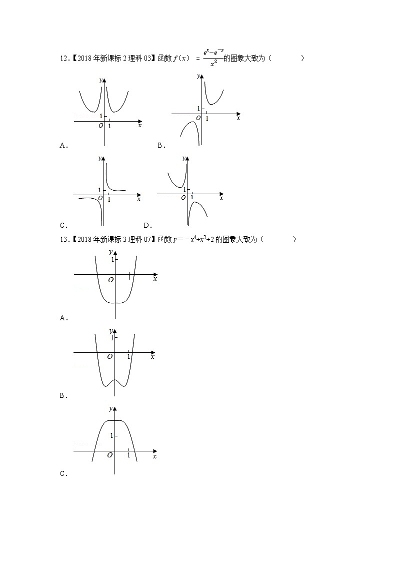 专题04导数及其应用选择填空题（原卷版）第3页