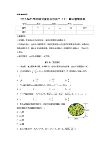 河北省邢台市2022-2023学年高二上学期期末考试数学试卷