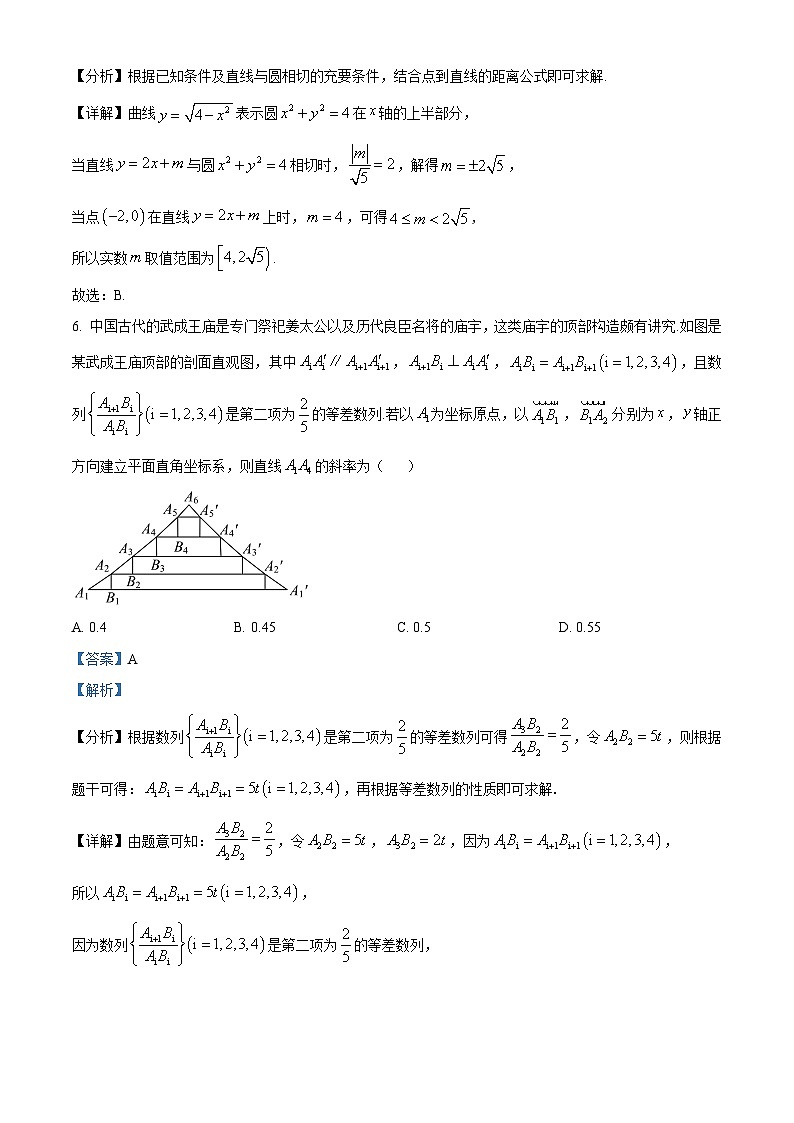 江苏省南京师范大学附属中学2022-2023学年高二上学期期末数学试题03