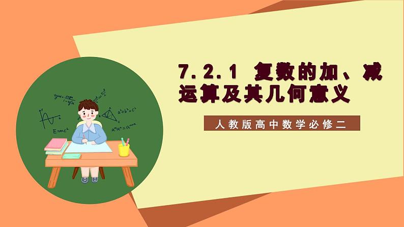 7.2.1 《复数的加、减运算及其几何意义》课件+分层练习（基础+提升，含答案解析）01