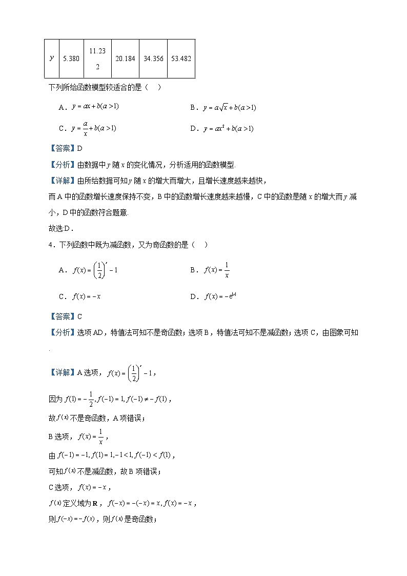 2023-2024学年山西省临汾市高一上学期11月期中数学试题含答案第2页