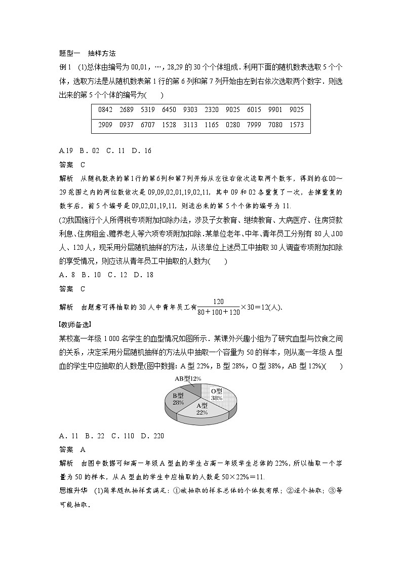 (新高考)高考数学一轮复习讲义+巩固练习9.1《随机抽样、统计图表》(教师版)第3页