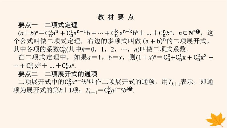 新教材2023版高中数学第六章计数原理6.3二项式定理6.3.1二项式定理课件新人教A版选择性必修第三册05