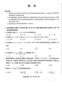 河南省周口市项城市2023-2024学年高三上学期1月月考数学试题
