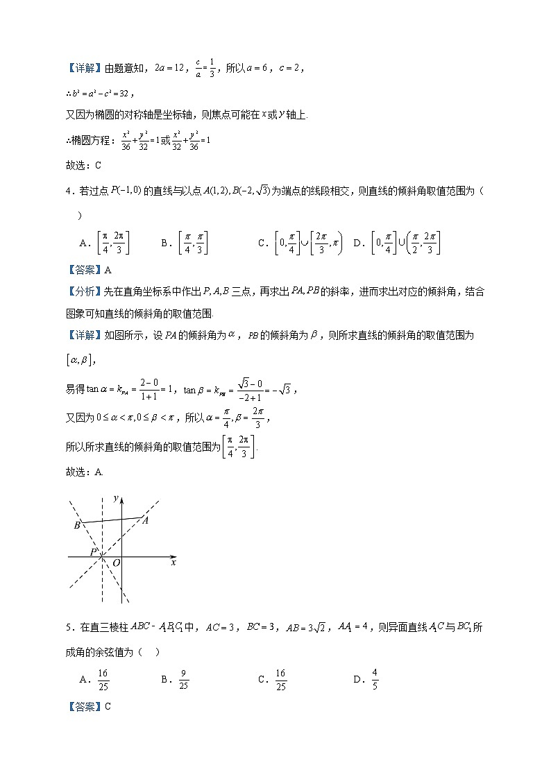 2023-2024学年广东省佛山市南海区九江中学高二上学期12月月考数学试题含答案第2页