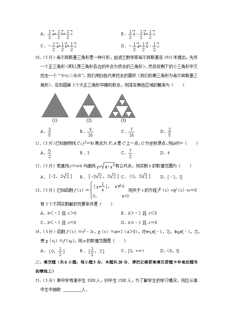 2022-2023学年内蒙古赤峰市红山区高二（上）期末数学试卷（理科）第3页