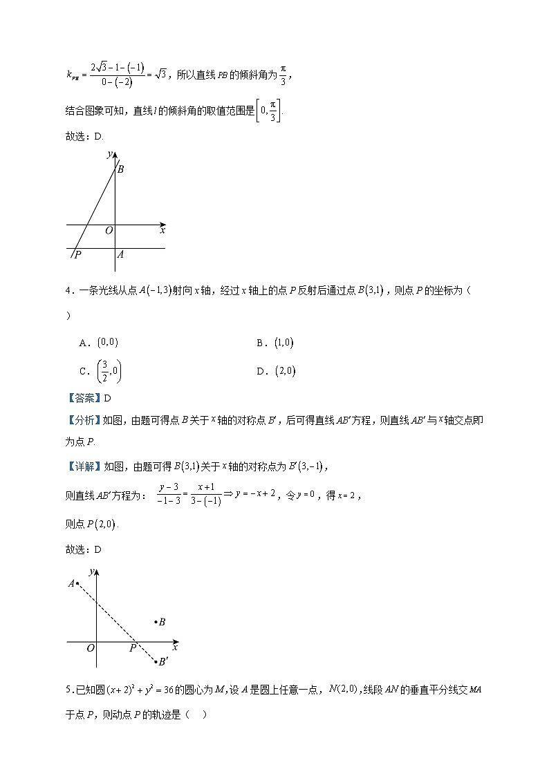 2023-2024学年山西省实验中学高二上学期期中数学试题含答案第2页