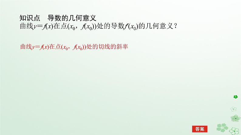 新教材2023版高中数学第六章导数及其应用6.1导数6.1.2导数及其几何意义第二课时导数的几何意义课件新人教B版选择性必修第三册05