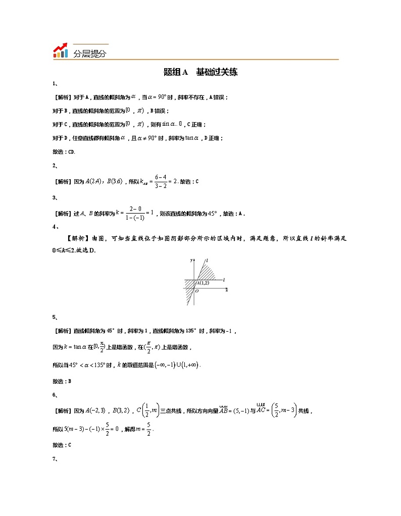 人教新课标A版高中数学必修二3.1课件+同步练习01