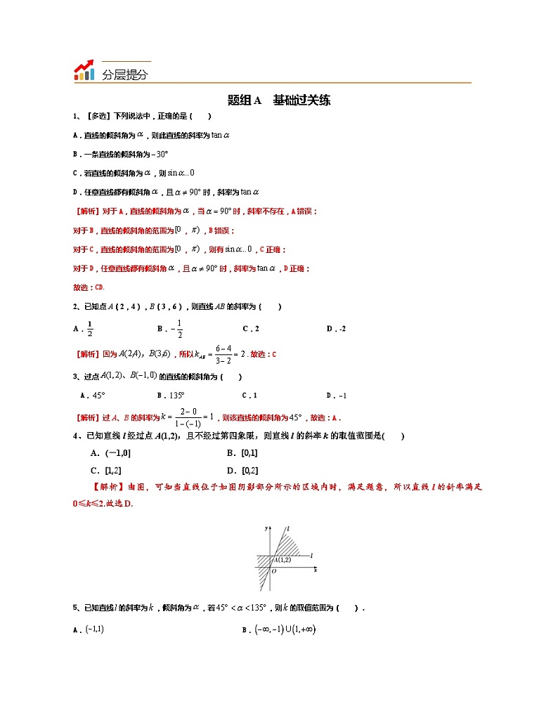 人教新课标A版高中数学必修二3.1课件+同步练习01