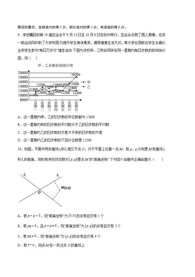 2024年高考数学一模模拟卷4（考试版A4）第3页