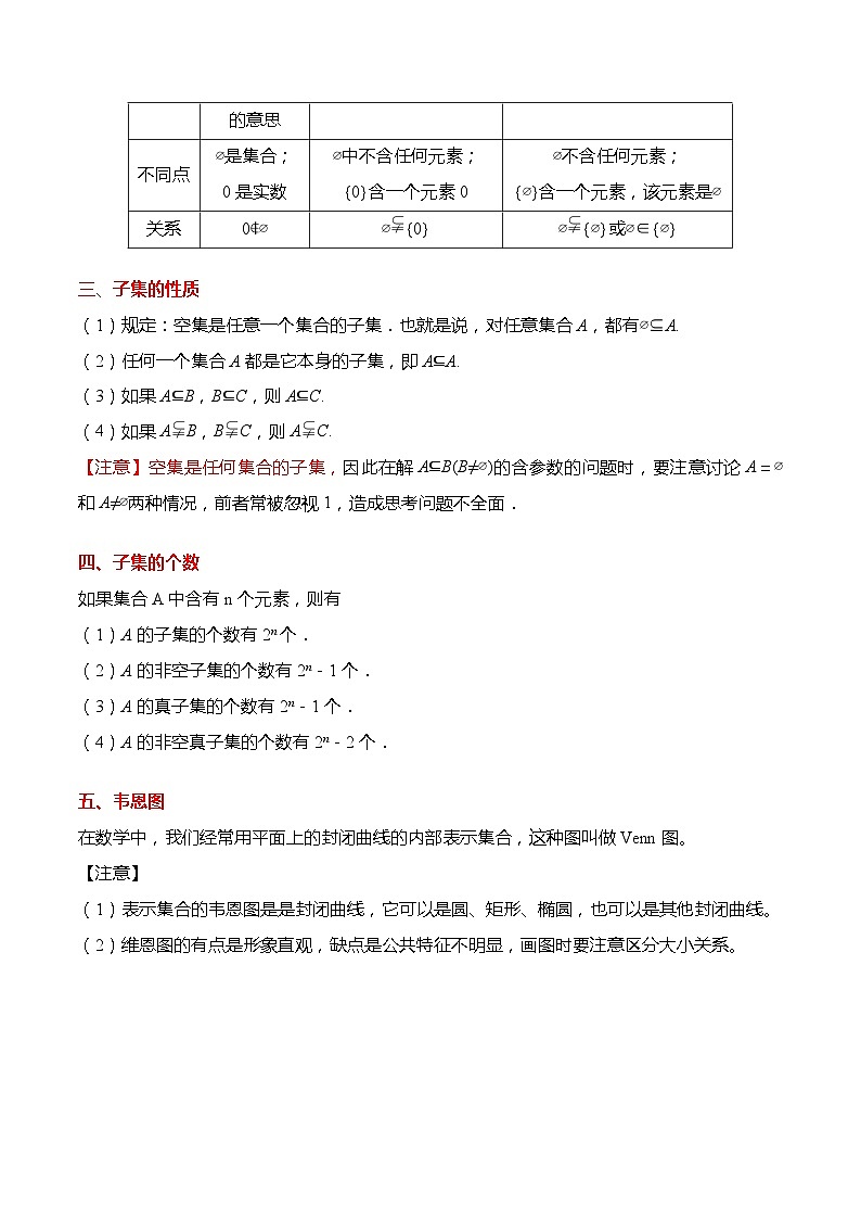 1.2 集合间的基本关系（习题）-高一数学上学期同步高分突破(人教A版必修第一册)02