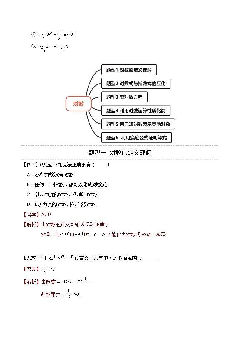 4.3 对数（习题）-高一数学上学期同步高分突破(人教A版必修第一册)02