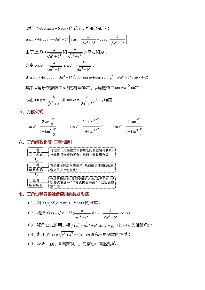 5.5.2 简单的三角恒等变换（原卷版）第2页