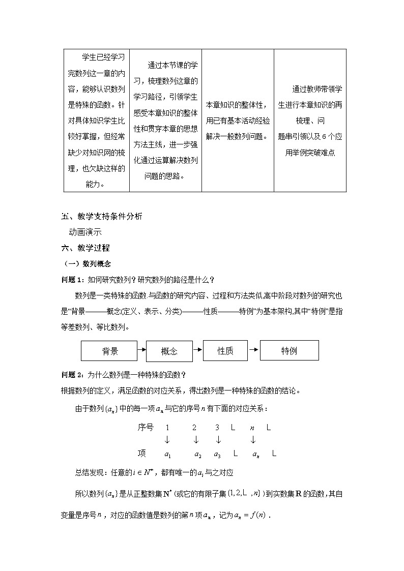 第四章数列章复习课教学设计- 高中数学人教A版（2019）选择性必修第二册03
