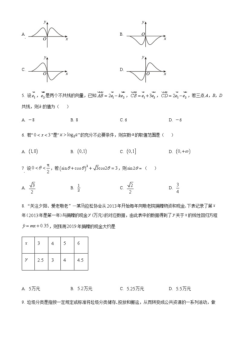2023-2024学年四川省成都外国语学校高三上学期期中数学（文）试题含答案02