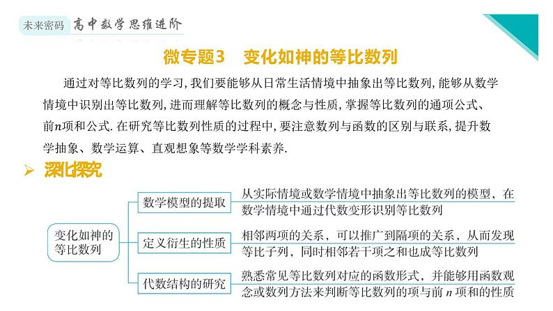 微专题3 变化如神的等比数列课件PPT第2页