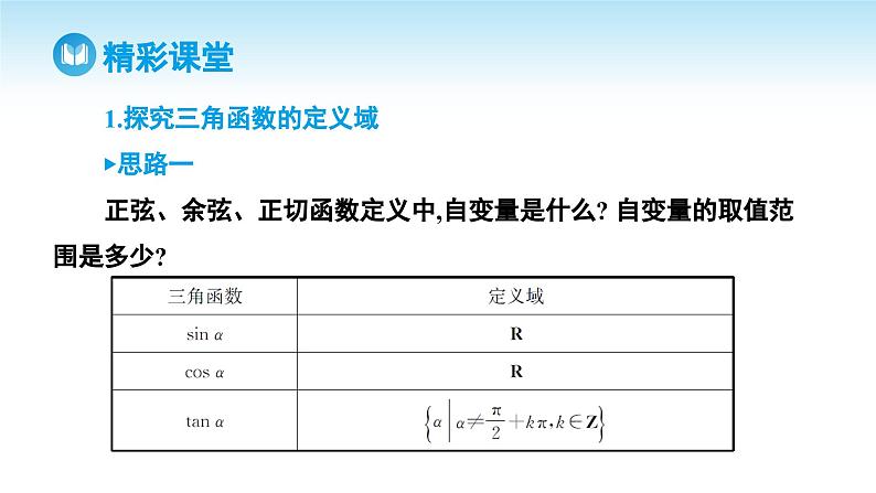人教A版高中数学必修第一册课件 第5章 5.2.1 三角函数的概念 第2课时 三角函数的性质（课件）05