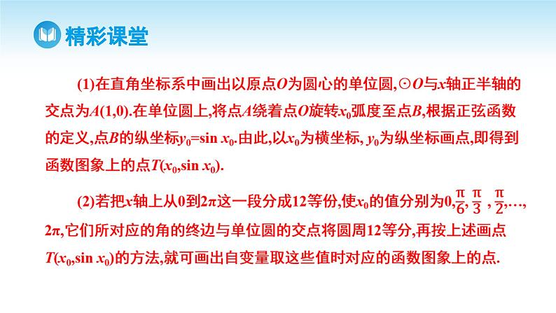 人教A版高中数学必修第一册课件 第5章 5.4.1 正弦函数、余弦函数的图象（课件）第5页
