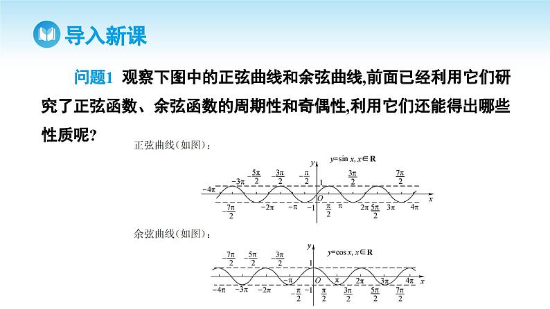 人教A版高中数学必修第一册课件 第5章 5.4.2 正弦函数、余弦函数的性质第2课时 正弦函数、余弦函数的单调性和最值（课件）03
