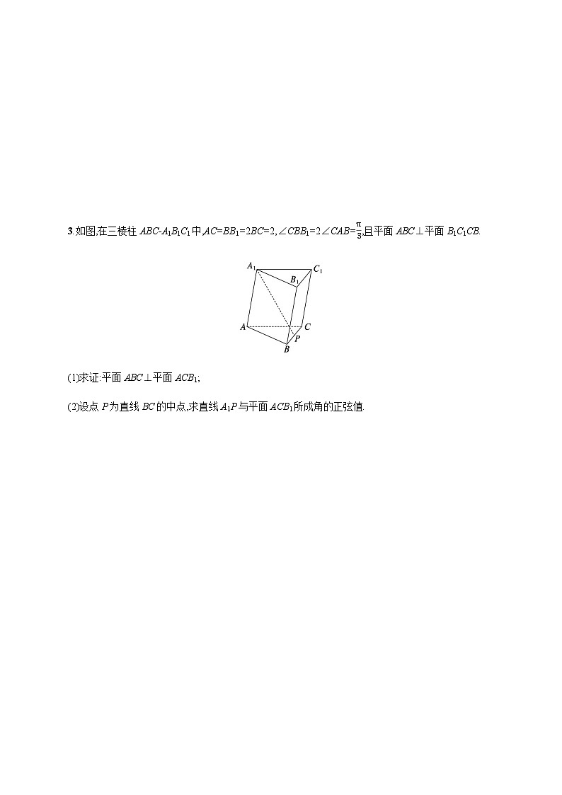 新高考数学二轮复习题型专项练5解答题组合练(B)含答案第2页