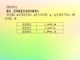 新教材2023版高中数学第三章空间向量与立体几何4向量在立体几何中的应用4.2用向量方法研究立体几何中的位置关系第二课时空间中直线平面的垂直课件北师大版选择性必修第一册