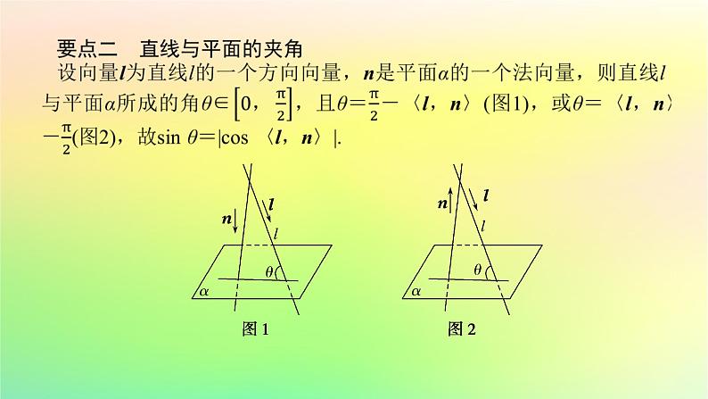 新教材2023版高中数学第三章空间向量与立体几何4向量在立体几何中的应用4.3用向量方法研究立体几何中的度量关系第一课时直线与直线直线与平面的夹角课件北师大版选择性必修第一册05