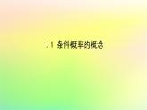 新教材2023版高中数学第六章概率1随机事件的条件概率1.1条件概率的概念课件北师大版选择性必修第一册