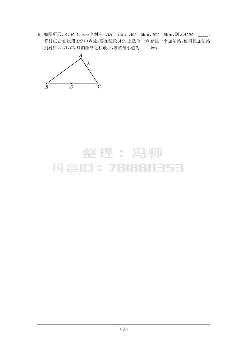 选填模拟（新高考） (30)第3页